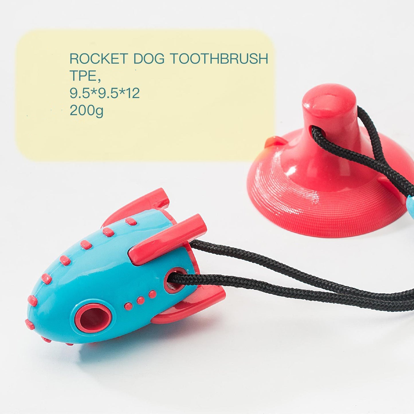 Durable Rocket Dog Treat Toy