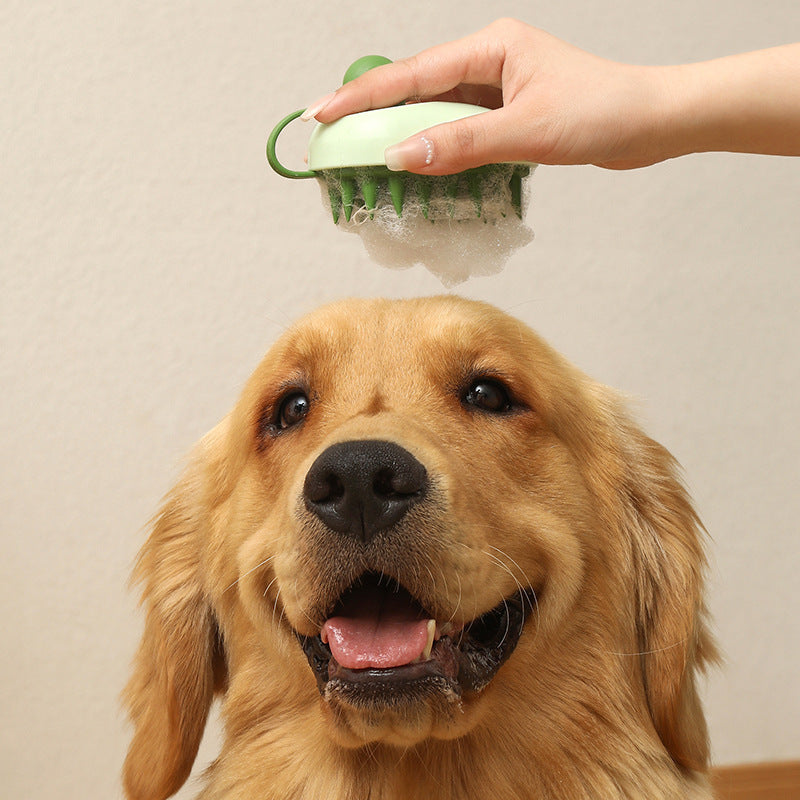 Soft Silicone Pet Hair Remover & Massage Brush