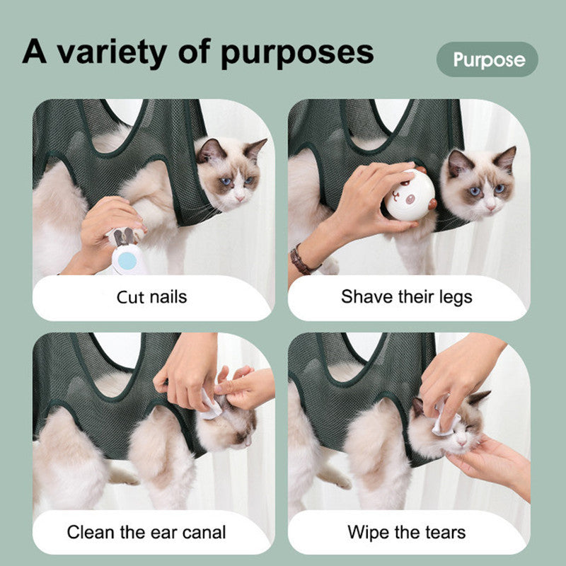 Pet Grooming Hammock Harness for Cats & Dogs