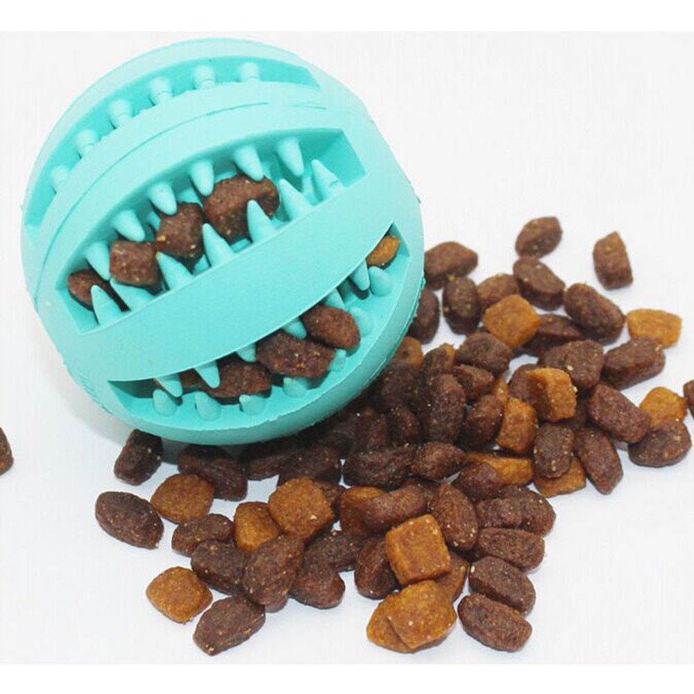 Rubber Mint Feeding Ball with Food Storage