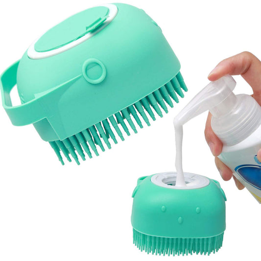 Silicone Pet Shampoo Grooming Brush