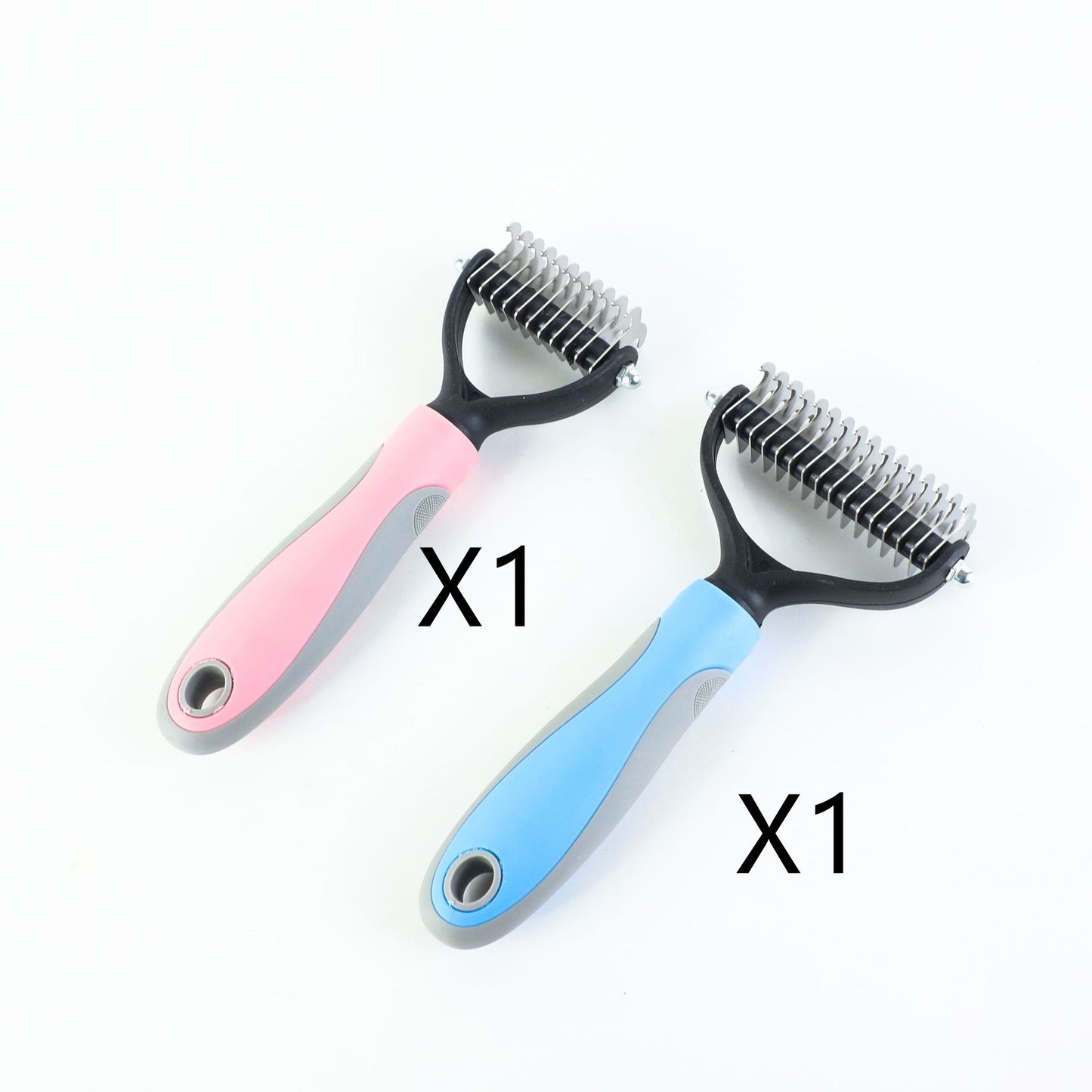 Stainless Steel Double-Sided Pet Grooming Brush