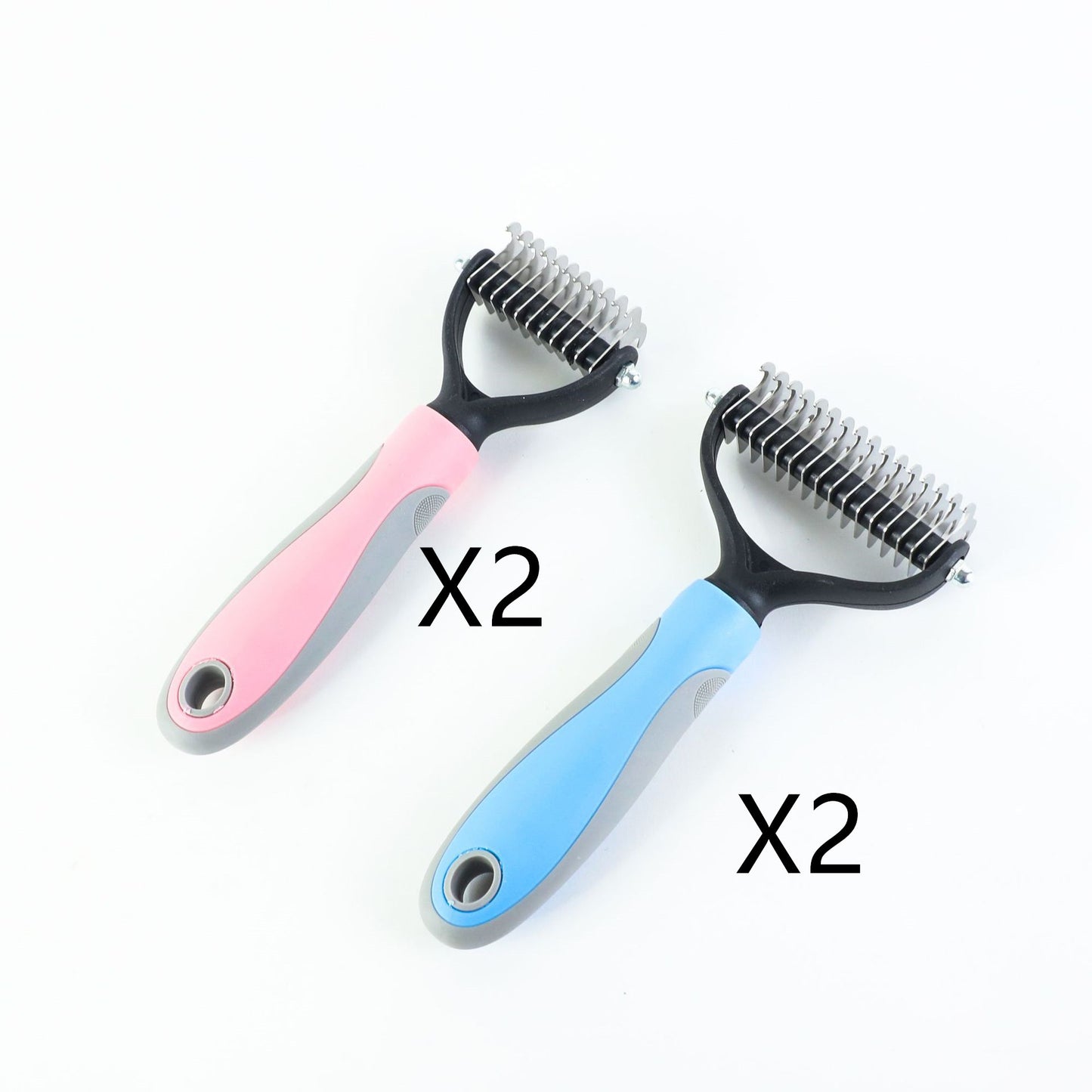 Stainless Steel Double-Sided Pet Grooming Brush