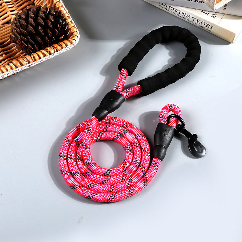 Reflective Nylon Rope Dog Leash