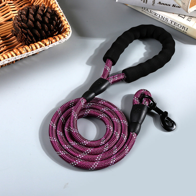 Reflective Nylon Rope Dog Leash