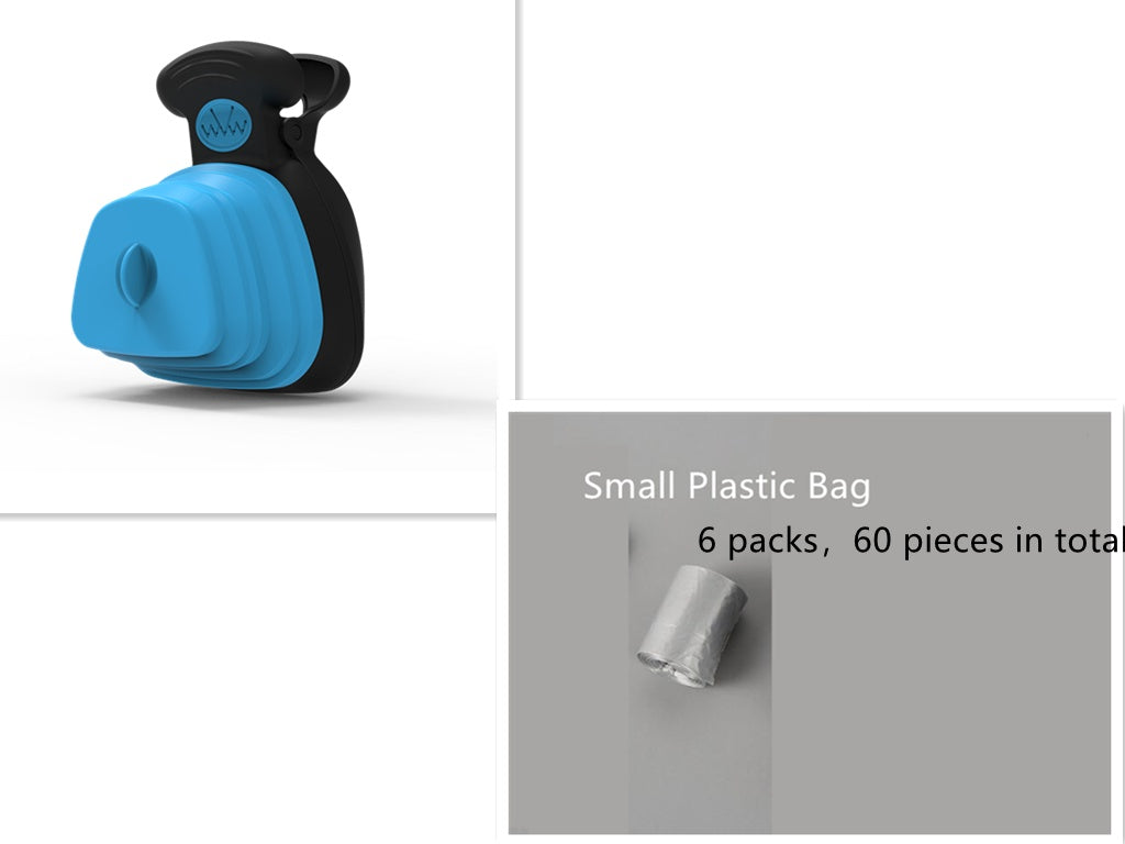 2-in-1: Foldable Poop Bag Dispenser & Scoop
