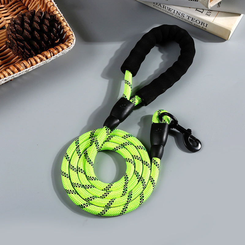Reflective Nylon Rope Dog Leash