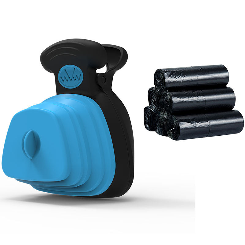 2-in-1: Foldable Poop Bag Dispenser & Scoop